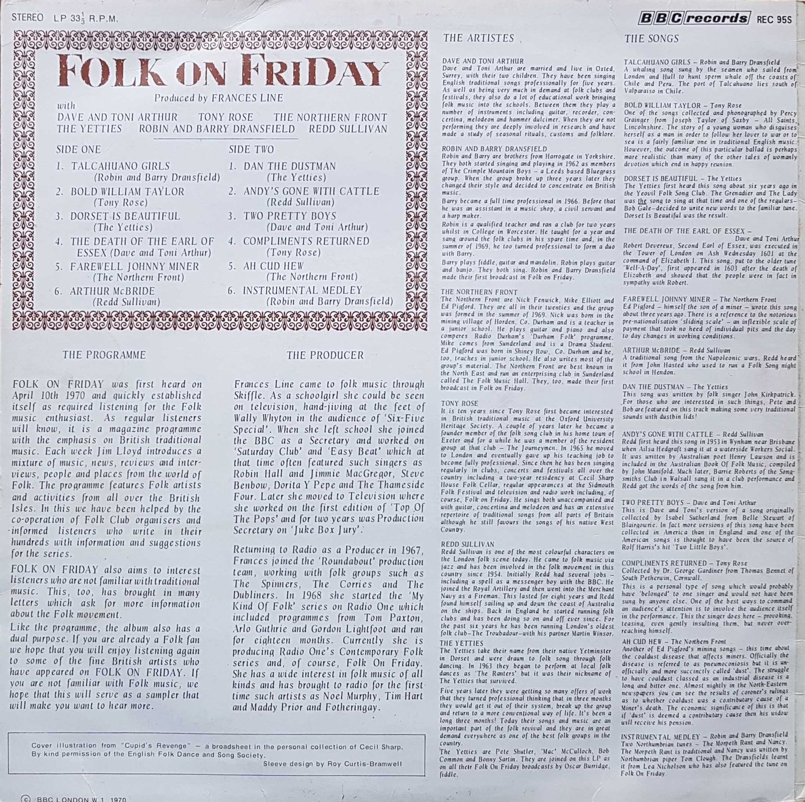 Back cover of REC 95